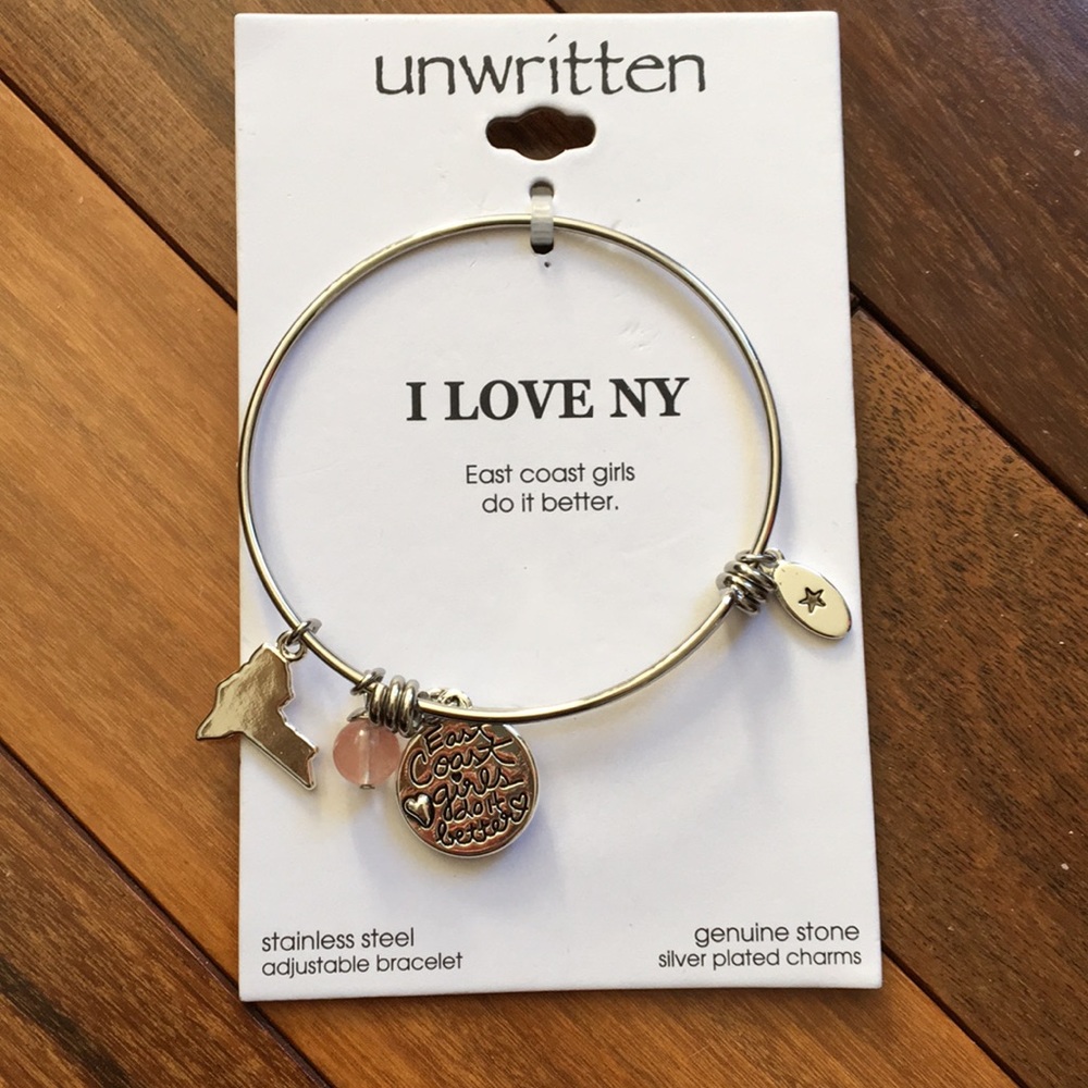 Unwritten adjustable I ❤️ NY bracelet